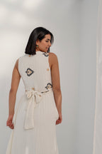 Off white Boho Dress - PAVO Egypt