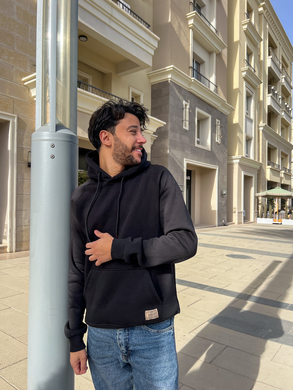 Black Men Hoodie - PAVO Egypt