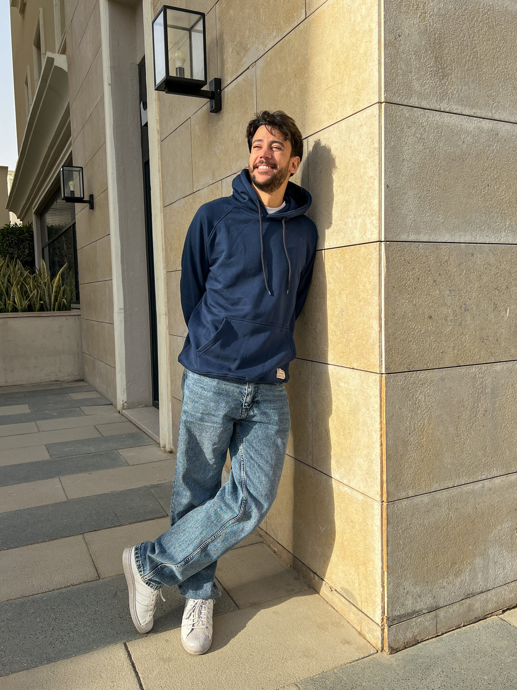Navy men hoodie - PAVO Egypt
