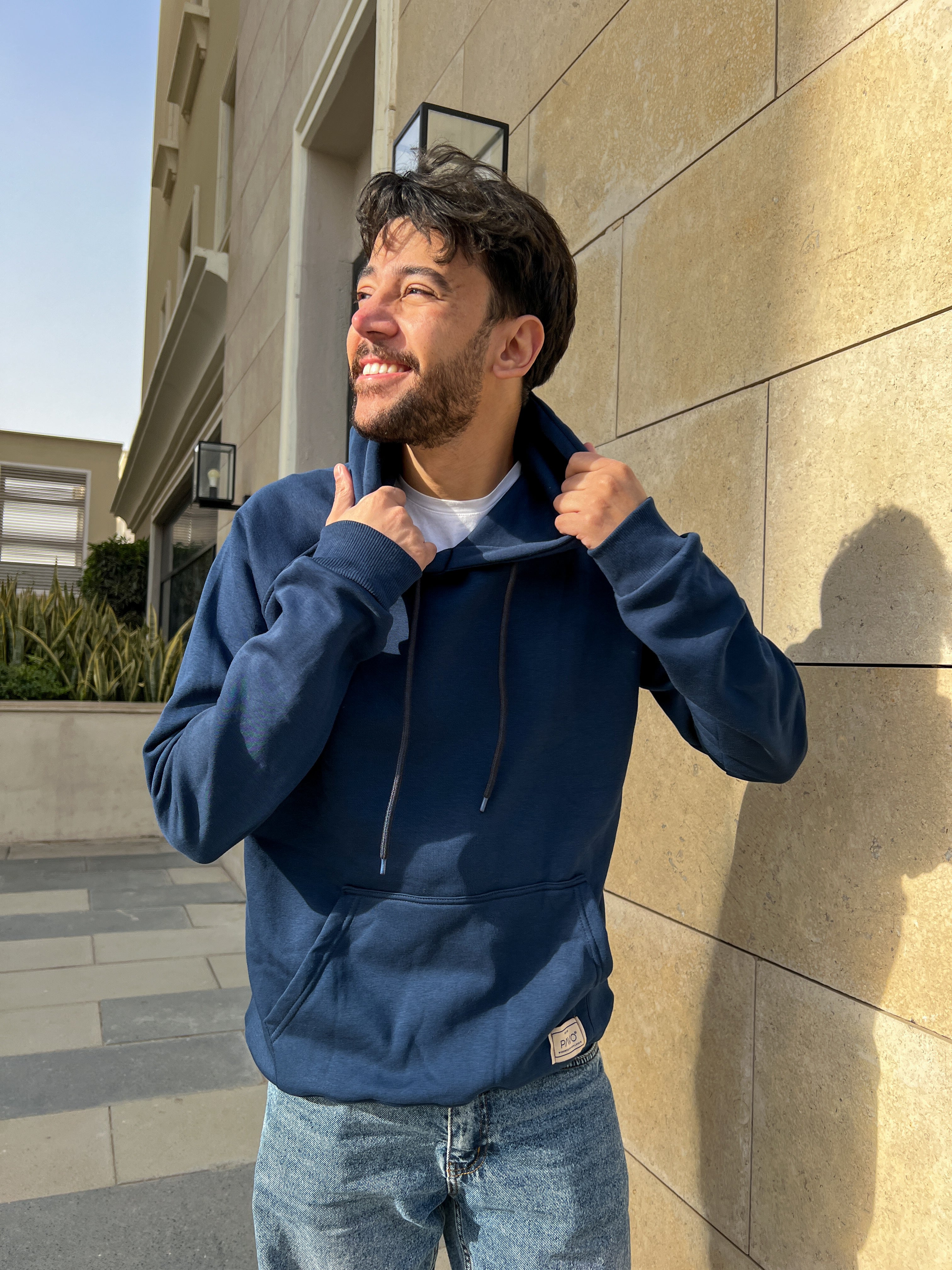 Navy men hoodie - PAVO Egypt