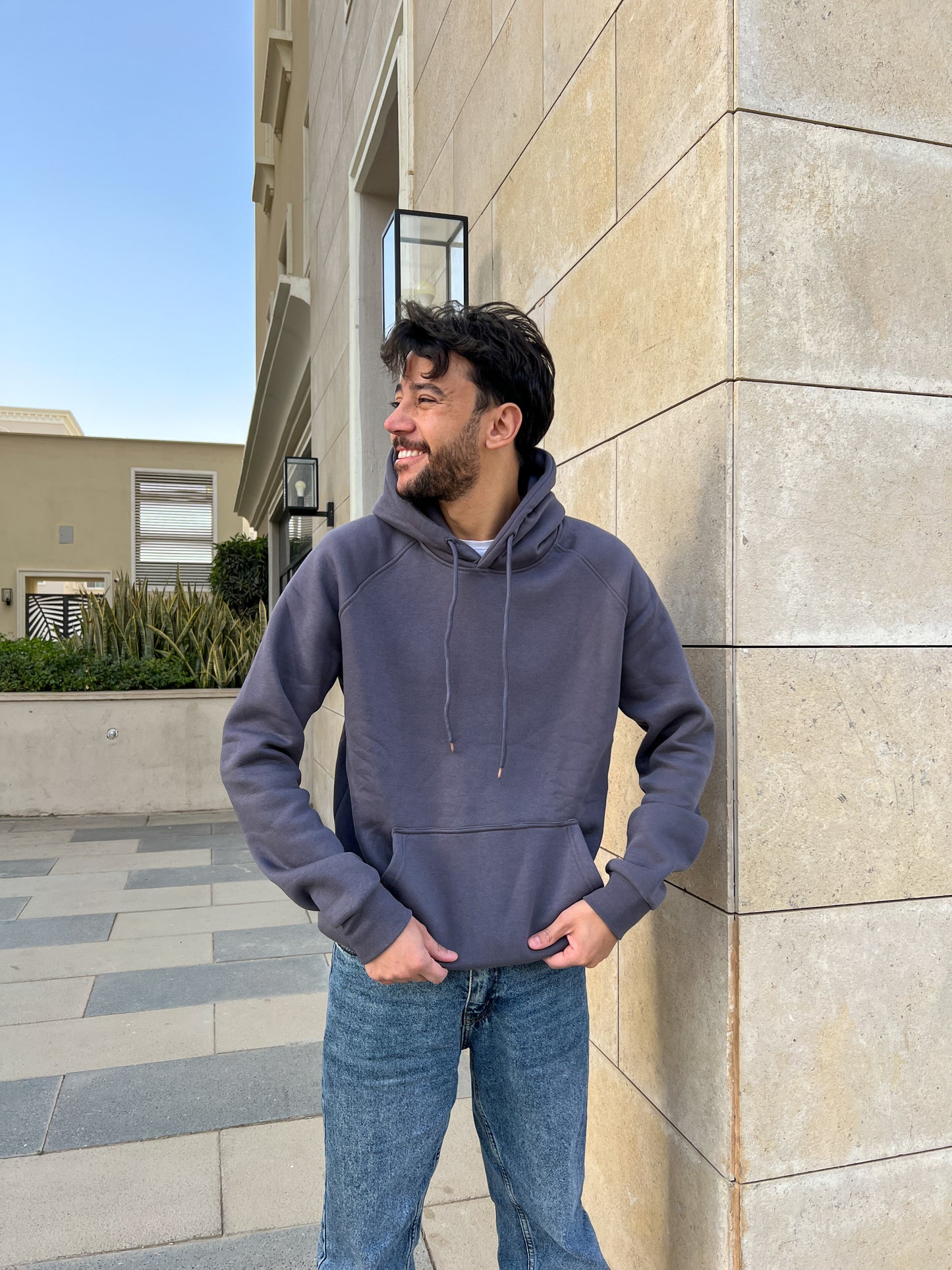 Grey Men Hoodie