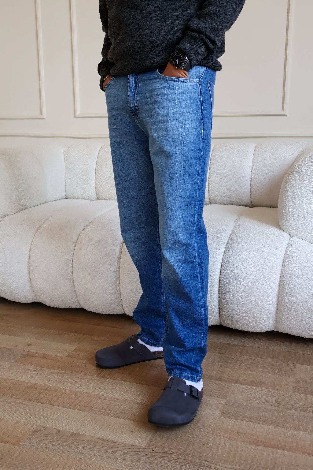 Blue Slim fit Men jeans - PAVO Egypt