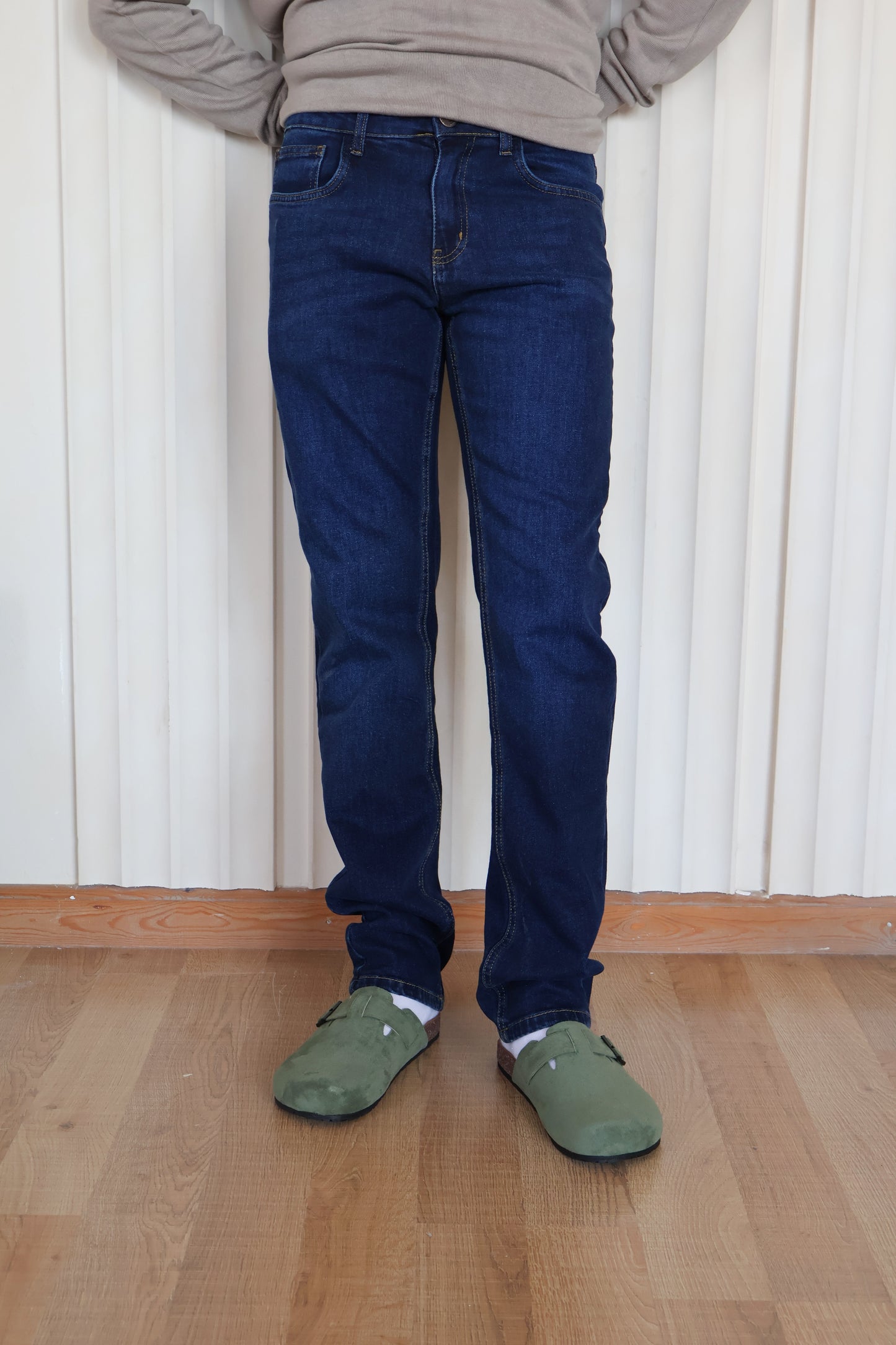 Navy Blue Slim fit Men jeans