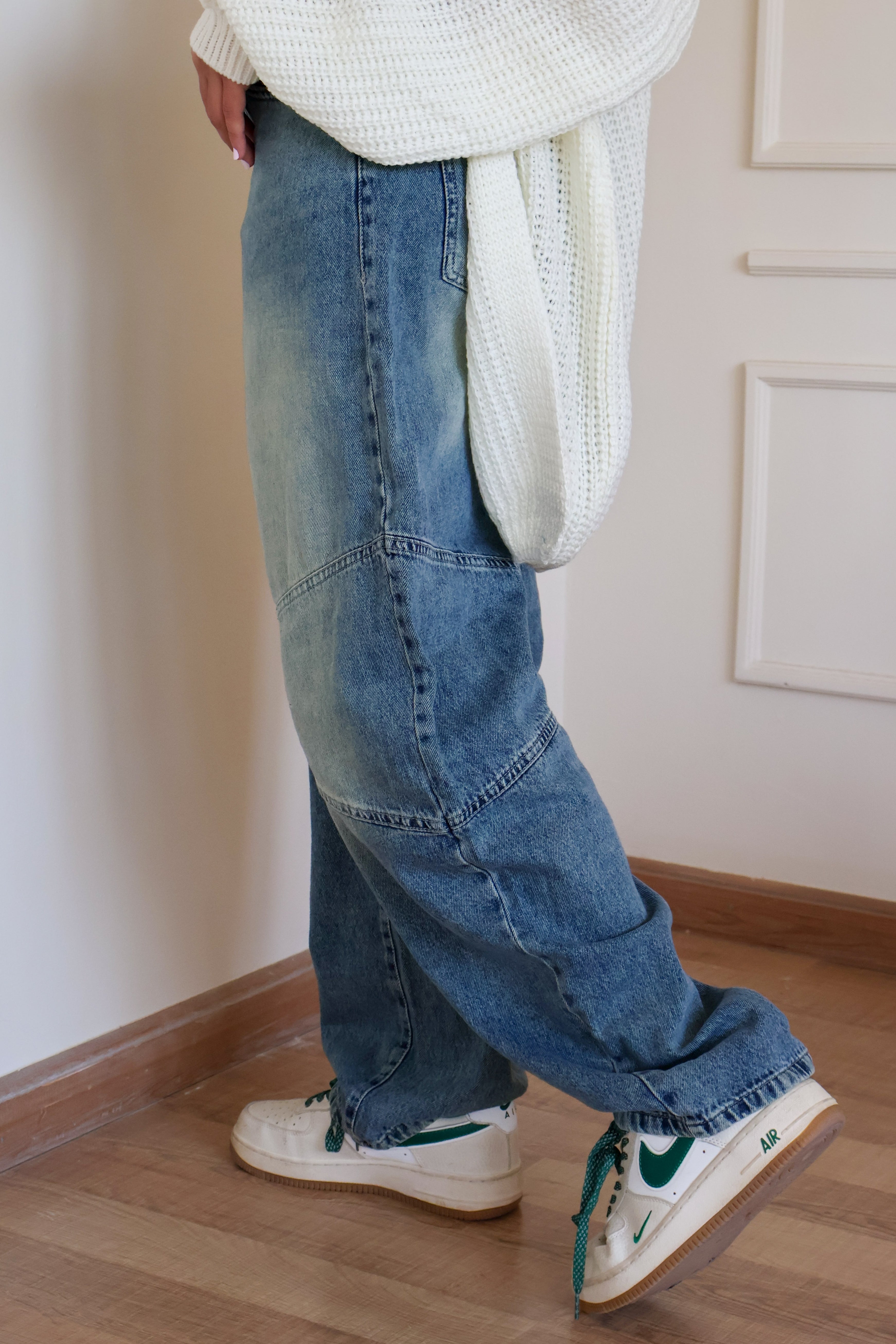 Acid Blue Ballon Jeans - PAVO Egypt