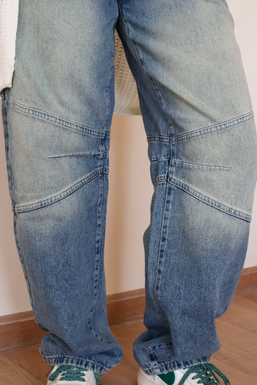 Acid Blue Ballon Jeans - PAVO Egypt