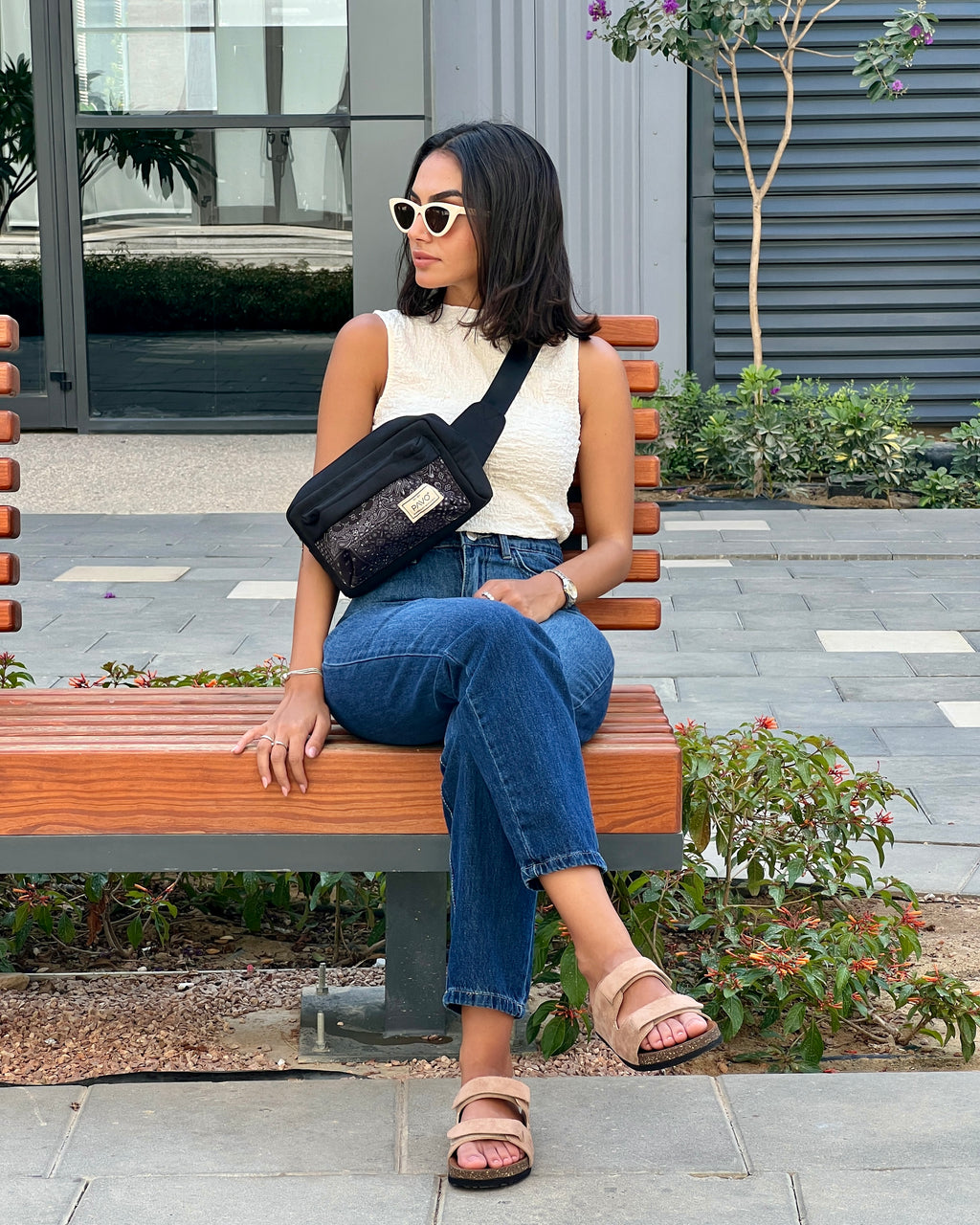 Blue Boyfriend jeans - PAVO Egypt