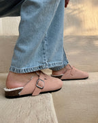 Mule Fur Pink pavoegypt