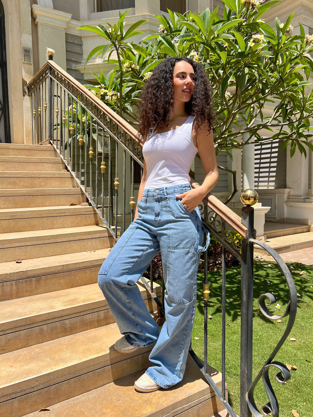 Blue Cargo jeans - PAVO Egypt