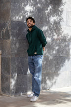 Dark Olive men hoodie - PAVO Egypt