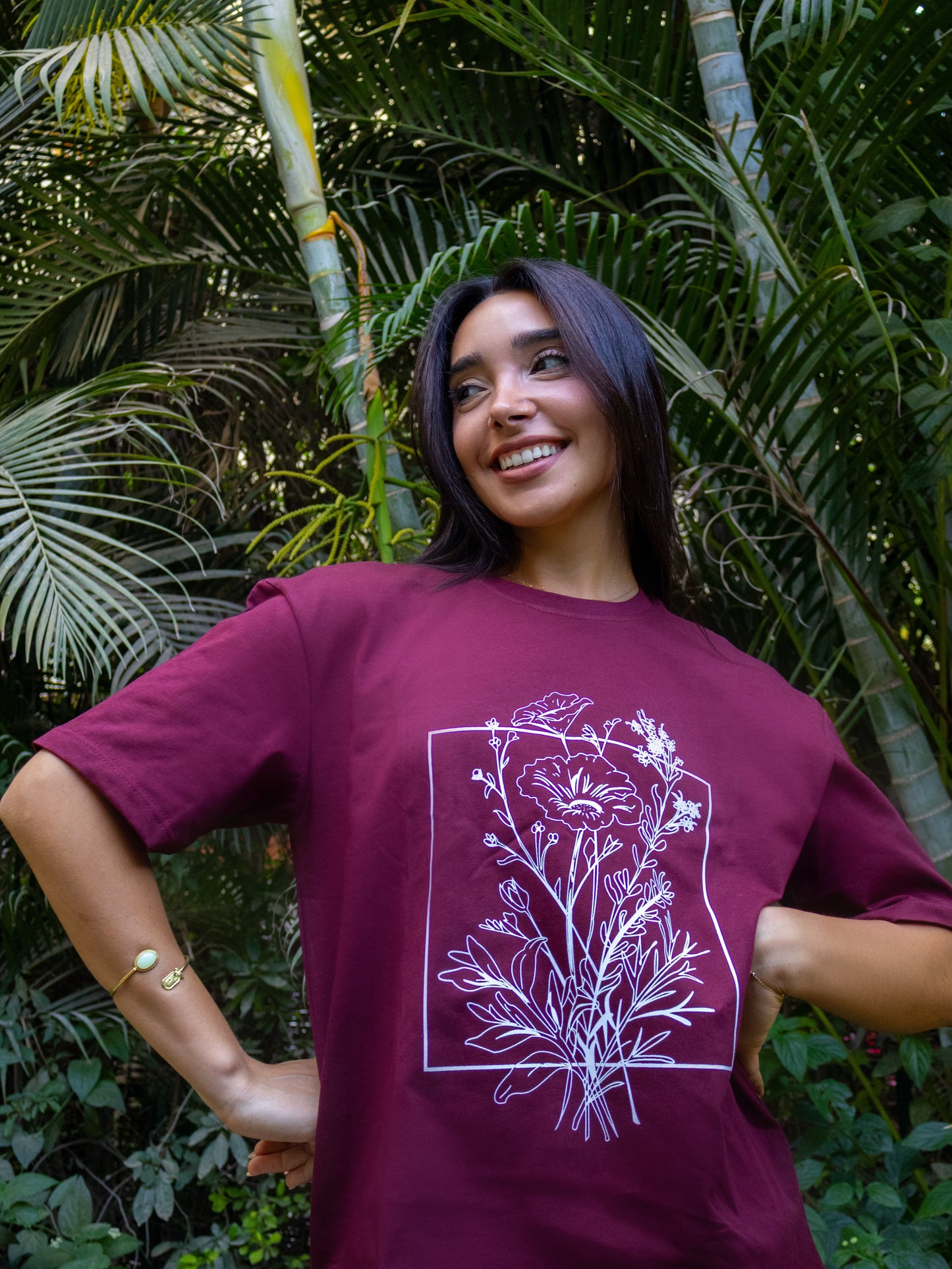 Burgundy Sam T-shirt