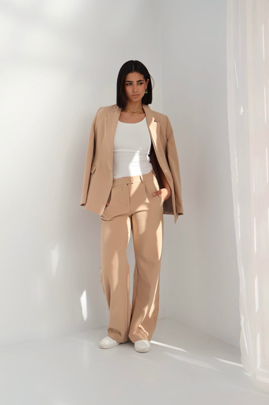 Beige Formal pants - PAVO Egypt