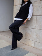 Grey Wide Leg jeans - PAVO Egypt