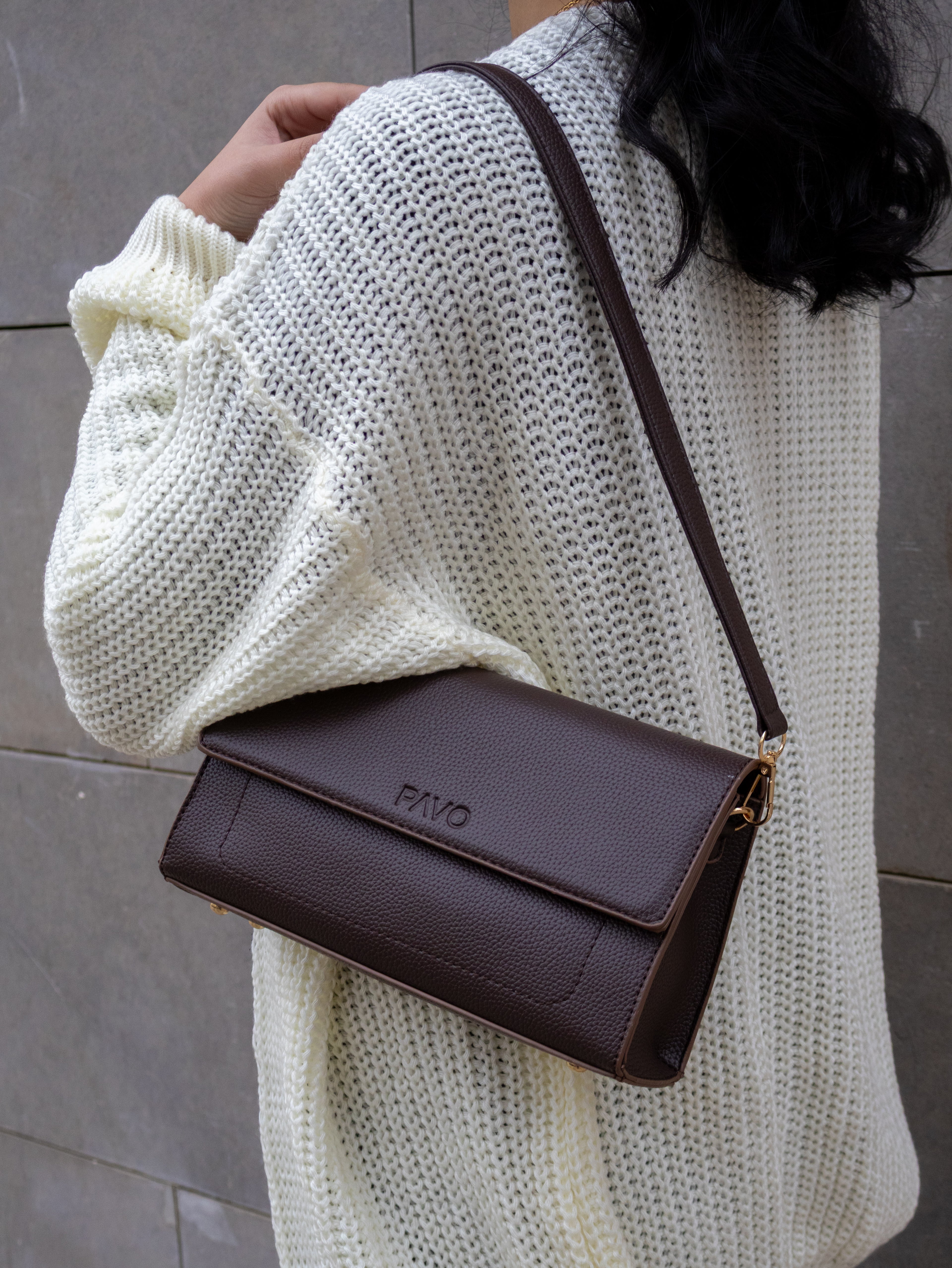 Brown Cross/Handbag - PAVO Egypt