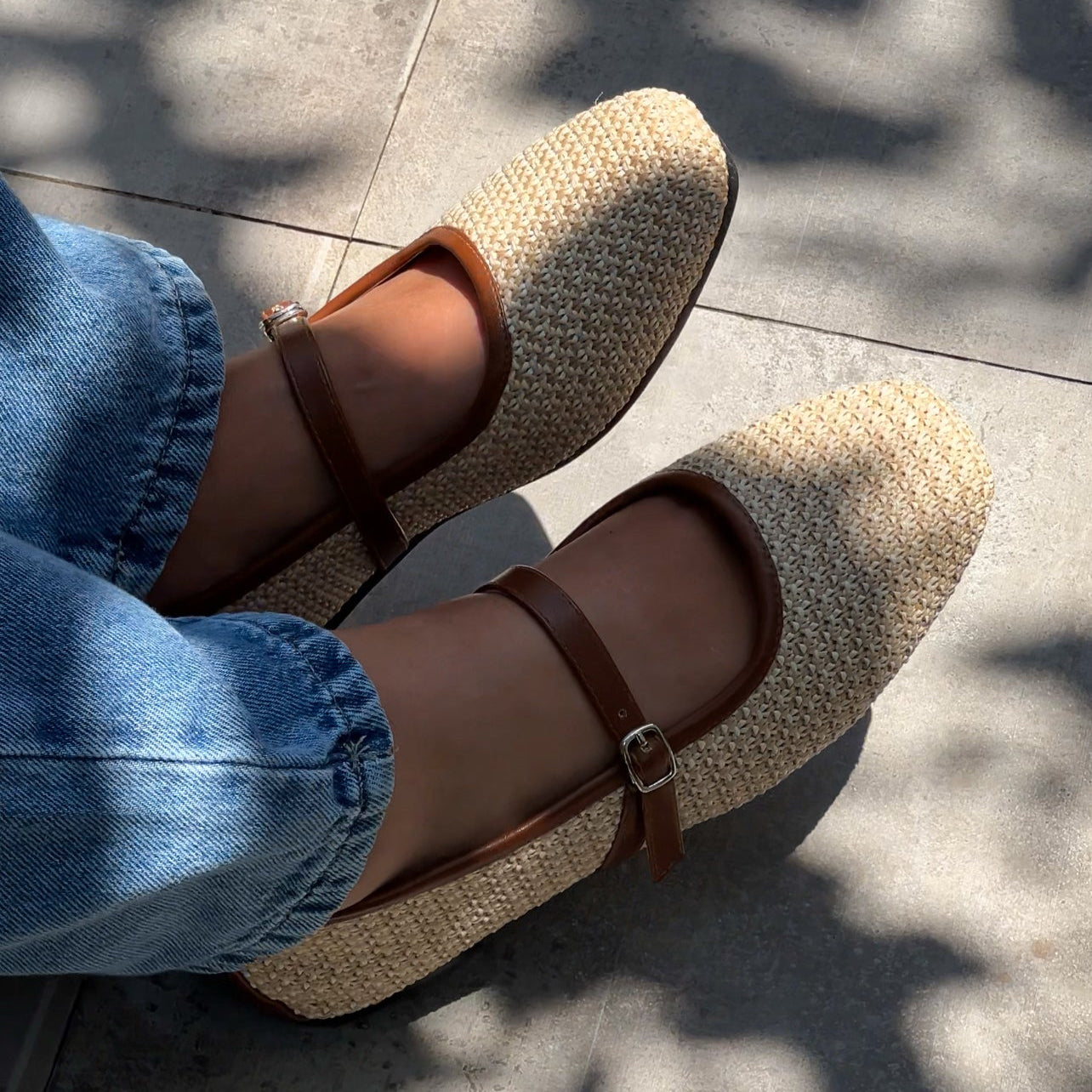 Beige Liza Ballerina - PAVO Egypt