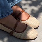 Beige Liza Ballerina - PAVO Egypt