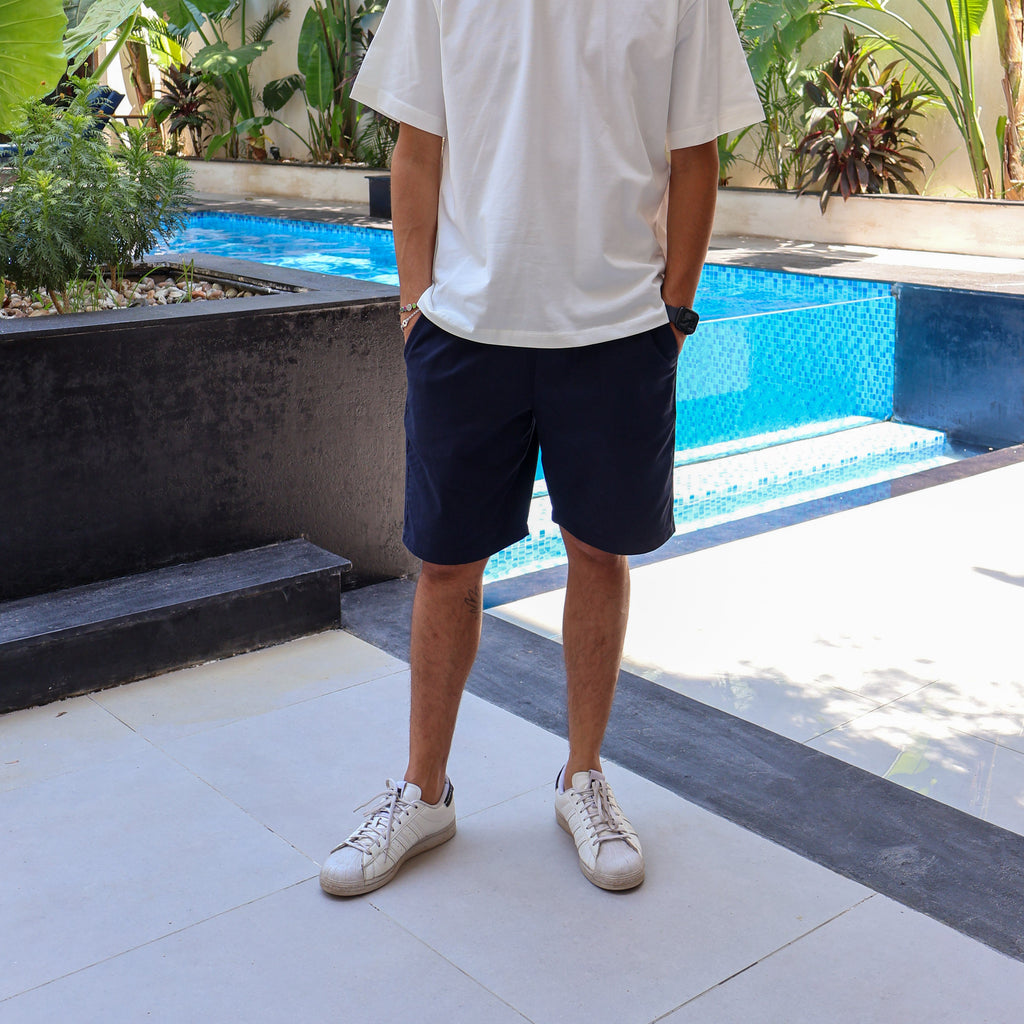 Navy Men Shorts - PAVO Egypt
