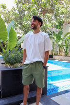 Olive Men Shorts - PAVO Egypt