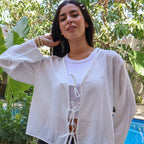 Sarah White Blouse - PAVO Egypt
