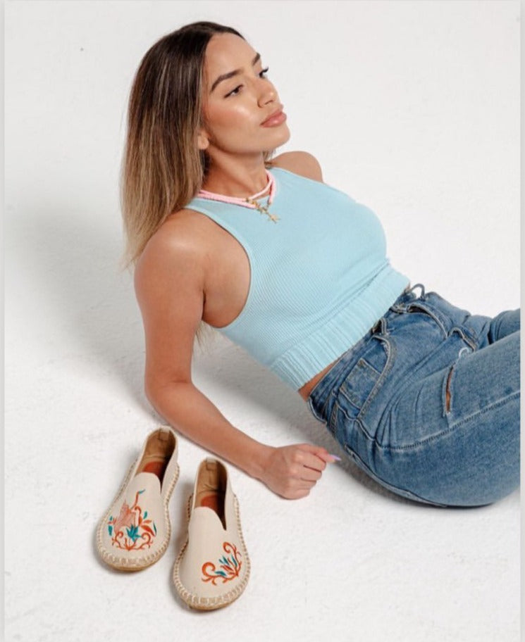 Espadrilles Swan Beige - PAVO Egypt