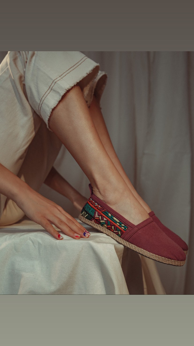 Espadrilles Carre Violet - PAVO Egypt