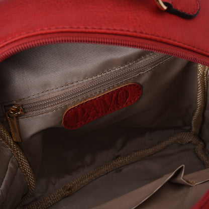 Minimalist Backpack Red pavoegypt