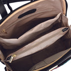 Laptop Black with Black embroideries fabric Backpack/Cross pavoegypt