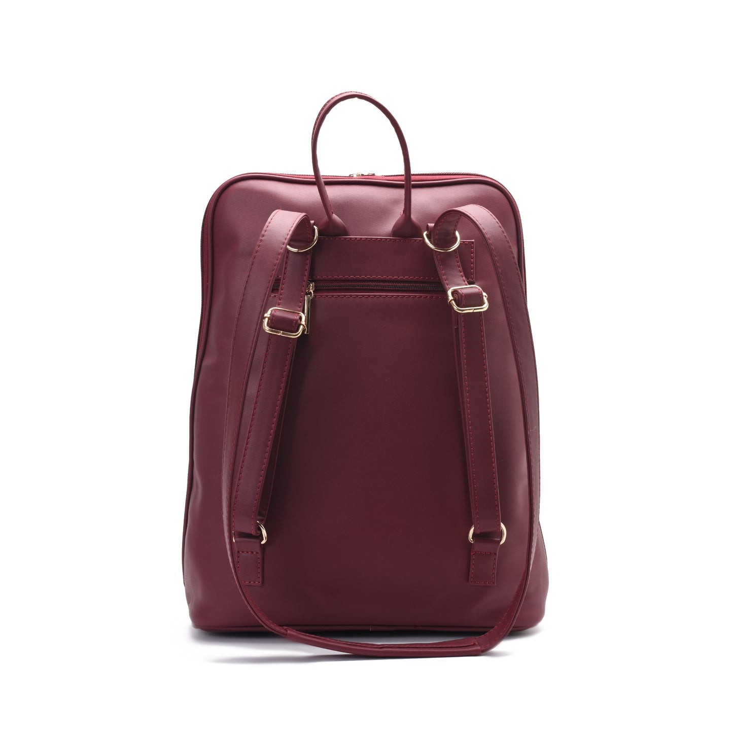 Laptop Burgundy with colourful fabric Backpack/Cross- Code 2003