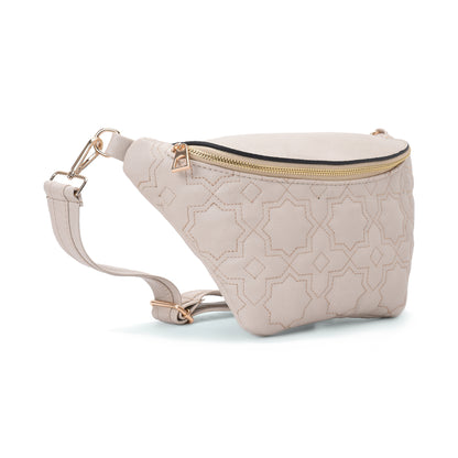 Fanny pack - Cream color with Mamluki Pattern- Code 1003