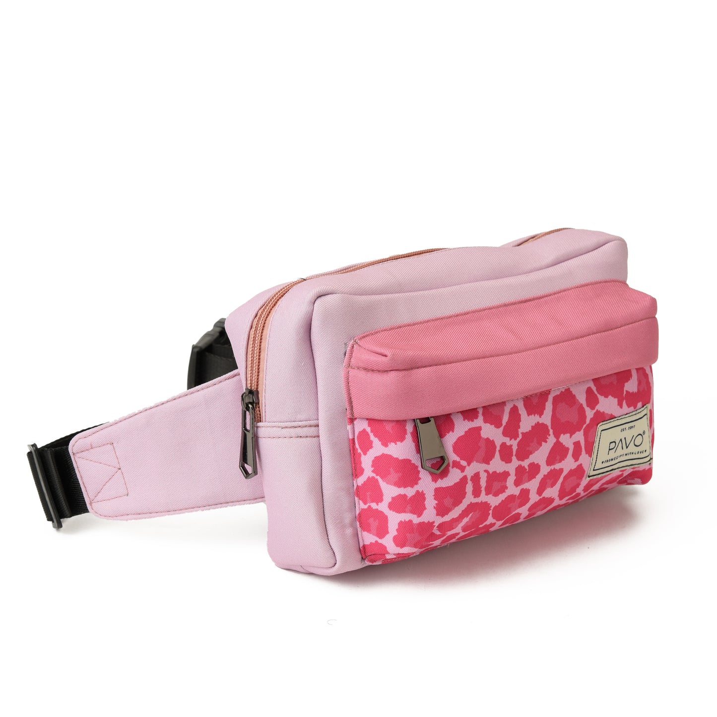 Fanny pack Leopard Pink