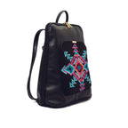 Laptop Black with Black embroideries fabric Backpack/Cross pavoegypt