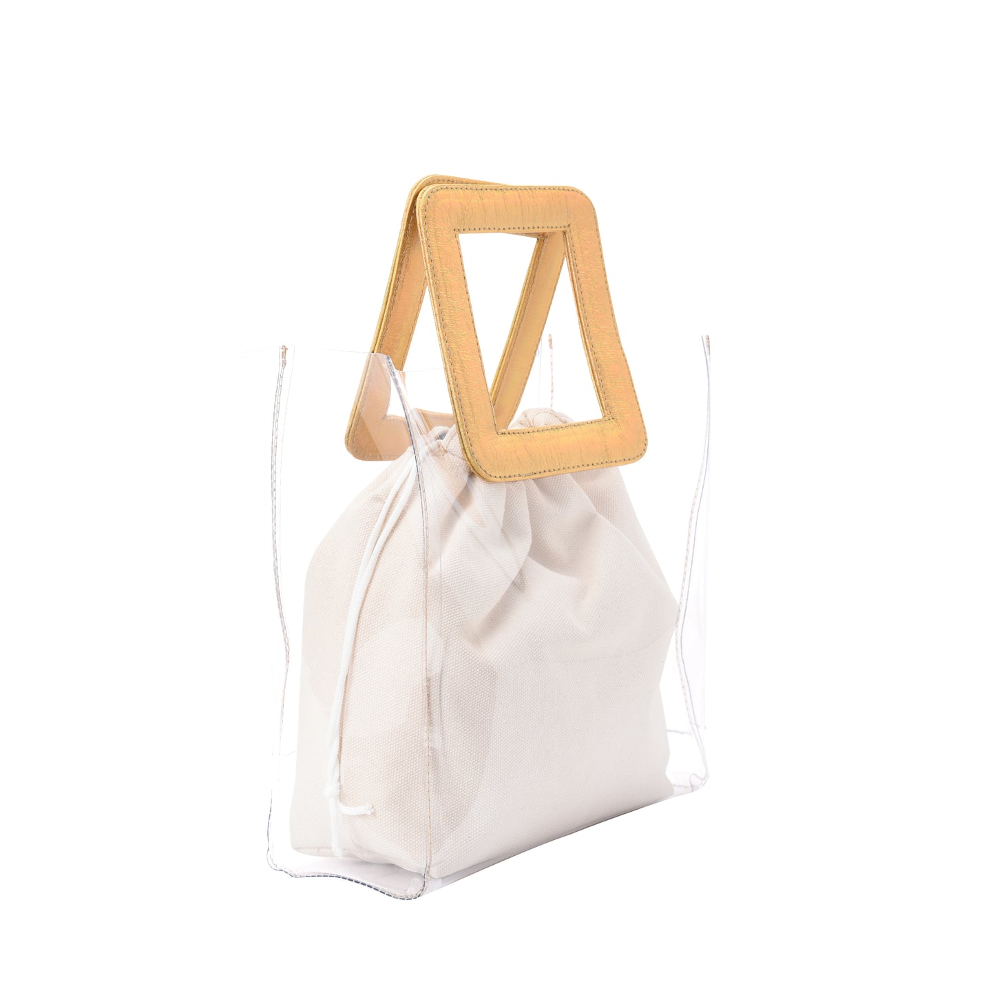 Beach Handbag with Gold Pouch-3000