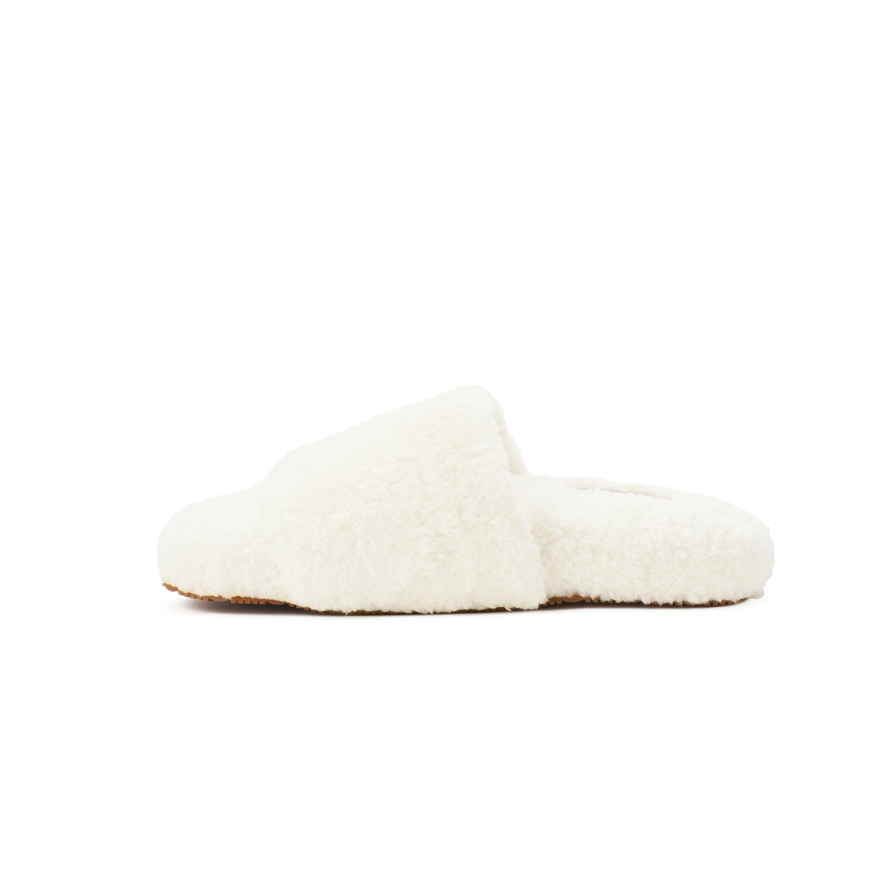 Slipper Fur Off White pavoegypt