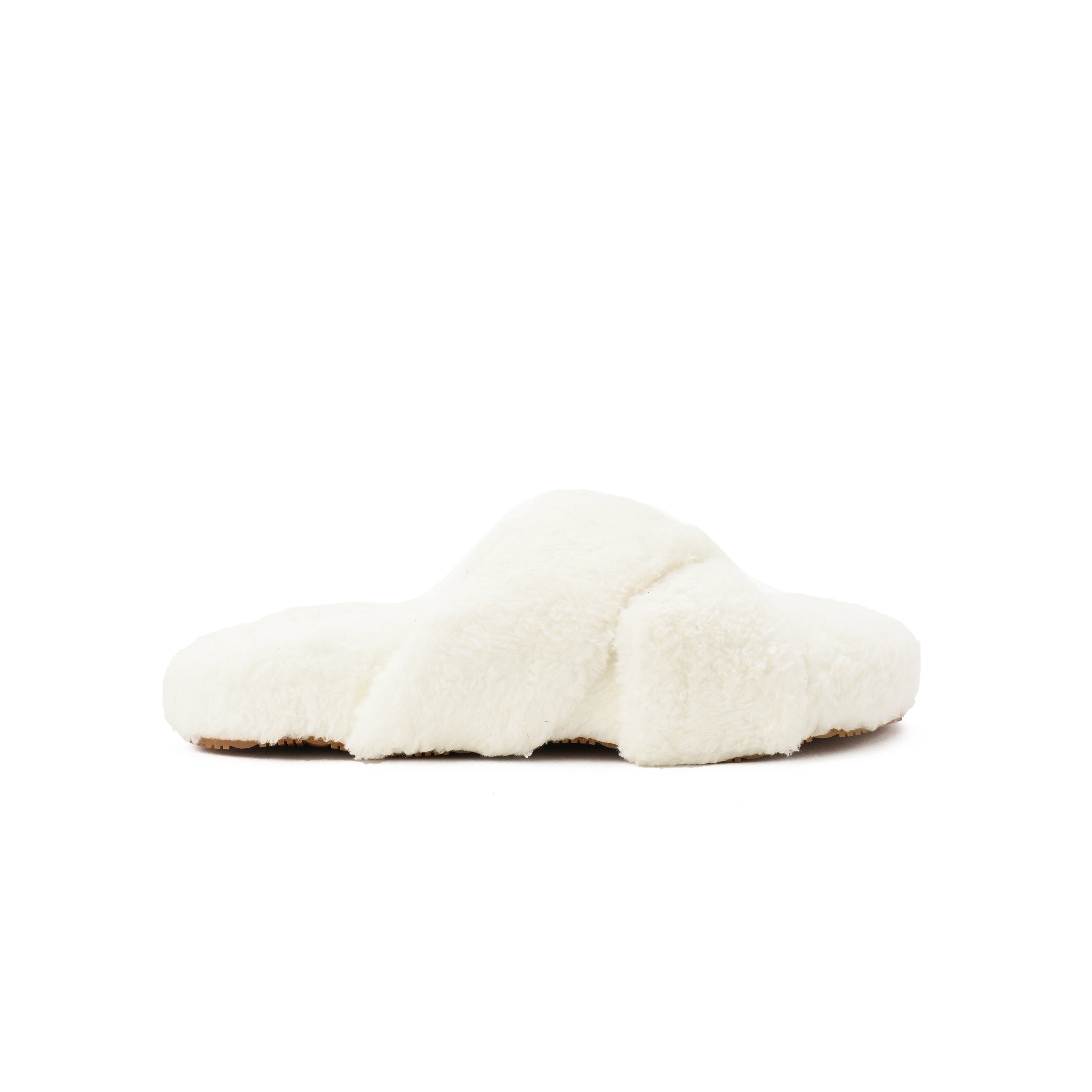 Slipper Fur Cross Off White pavoegypt