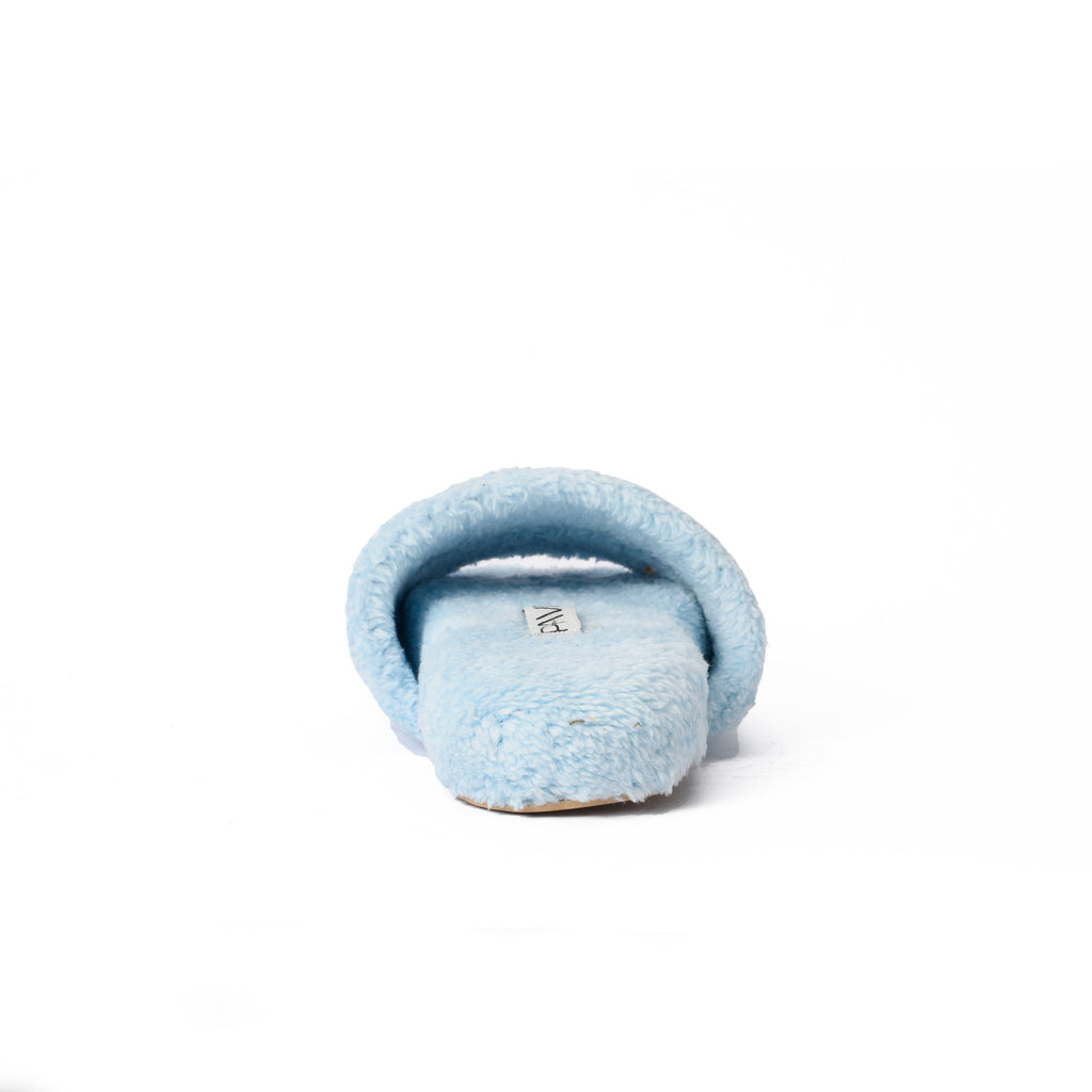 Slipper Fur Baby Blue pavoegypt