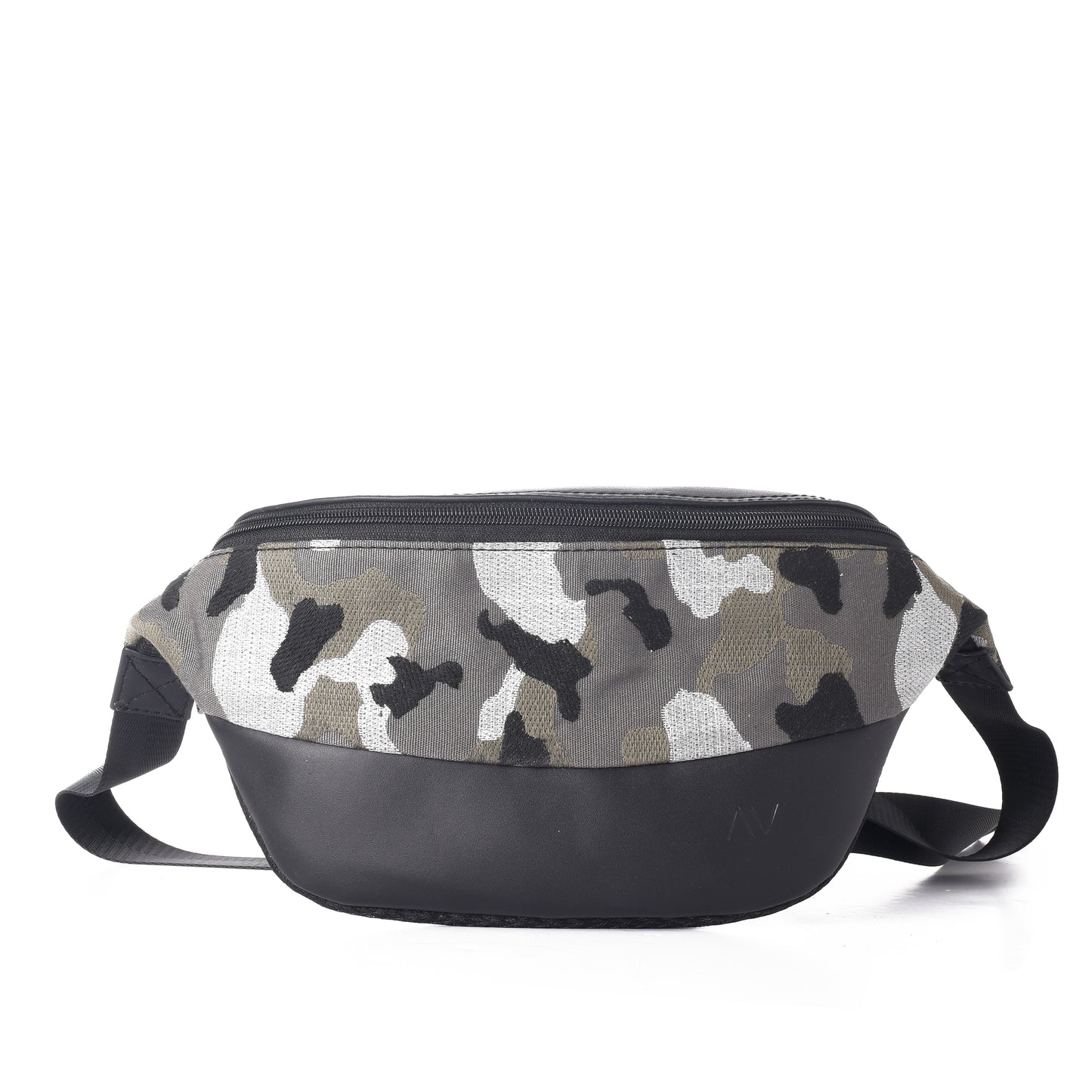 Fanny pack - Black with Olive Army pattern
