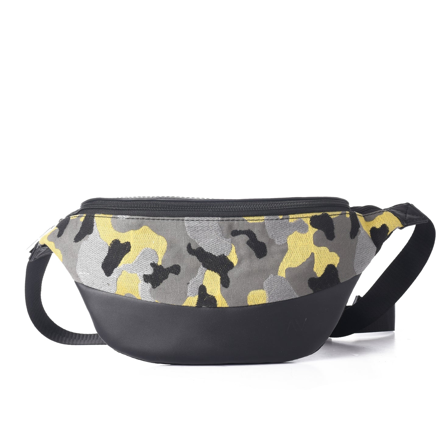 Fanny pack - Black with Yellow Army pattern