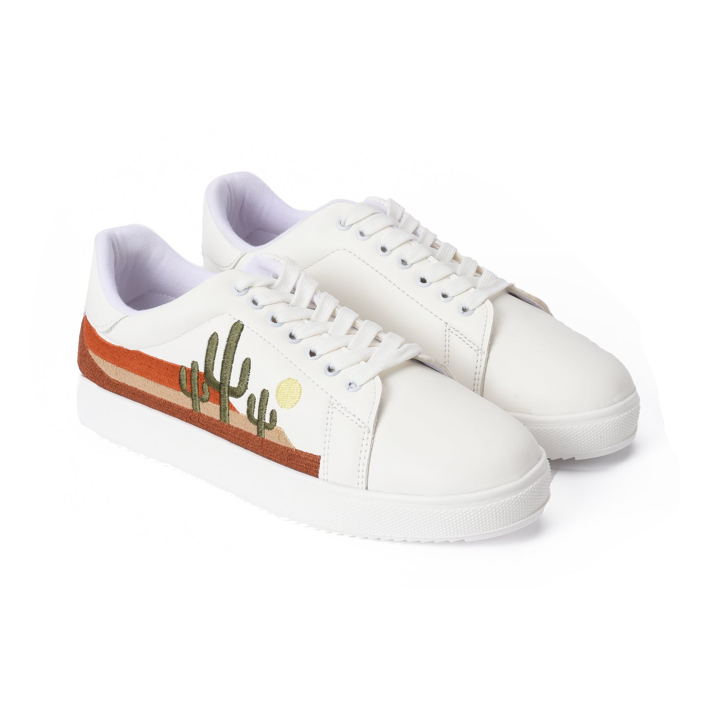 White Cactus Sneakers
