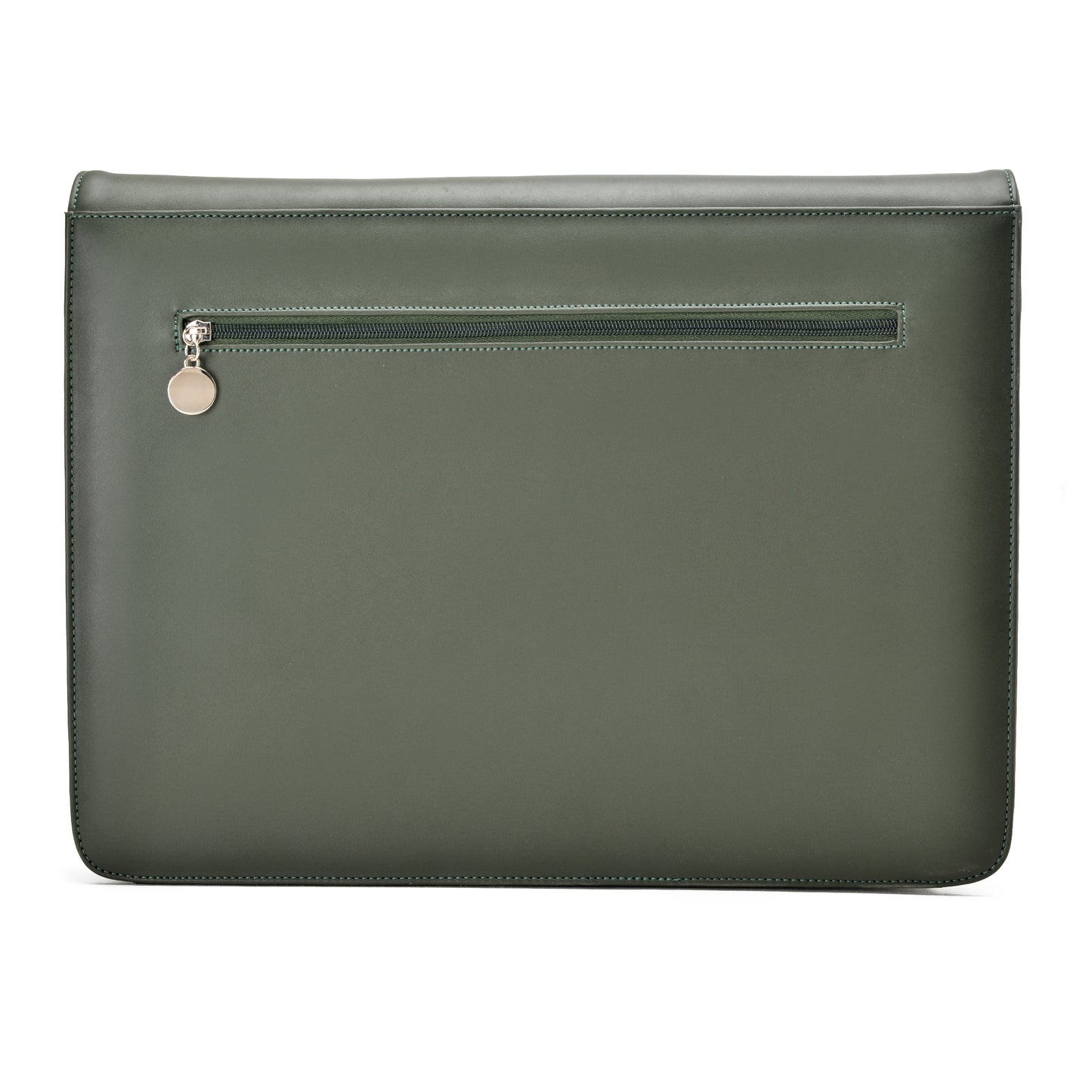 Laptop Bag/Sleeve Olive Green with Multi colour Fabric- Code 102