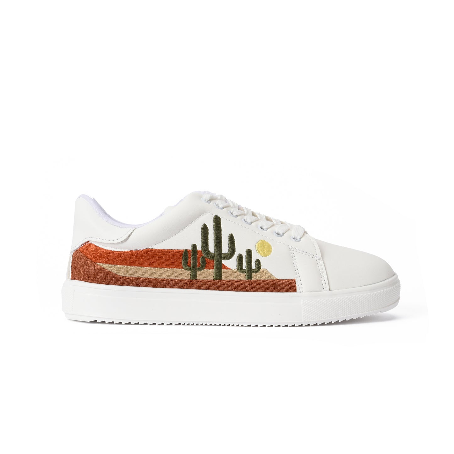 White Cactus Sneakers