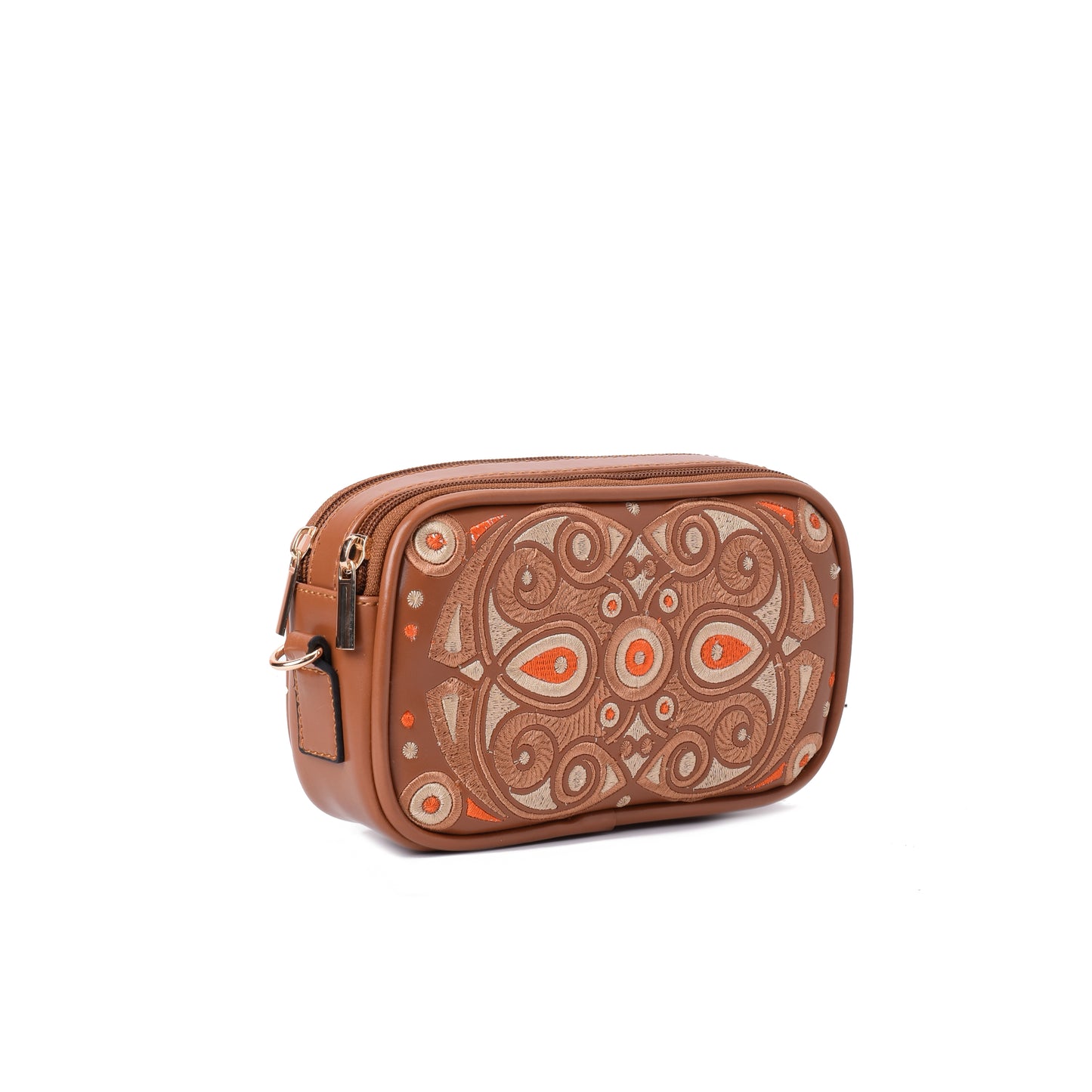 Burst Brown Handbag - Code 944