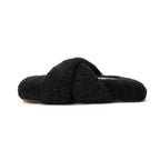 Slipper Fur Cross Black - PAVO Egypt