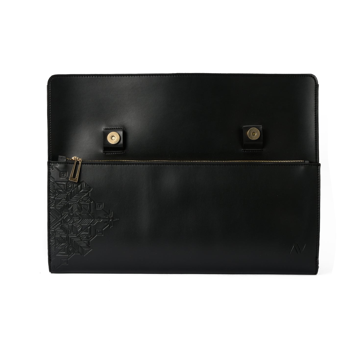 Black pocket laptop sleeve