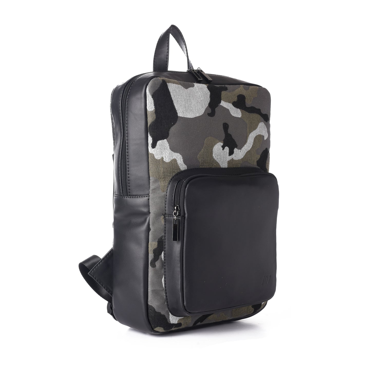 Laptop black with Olive Army pattern Backpack