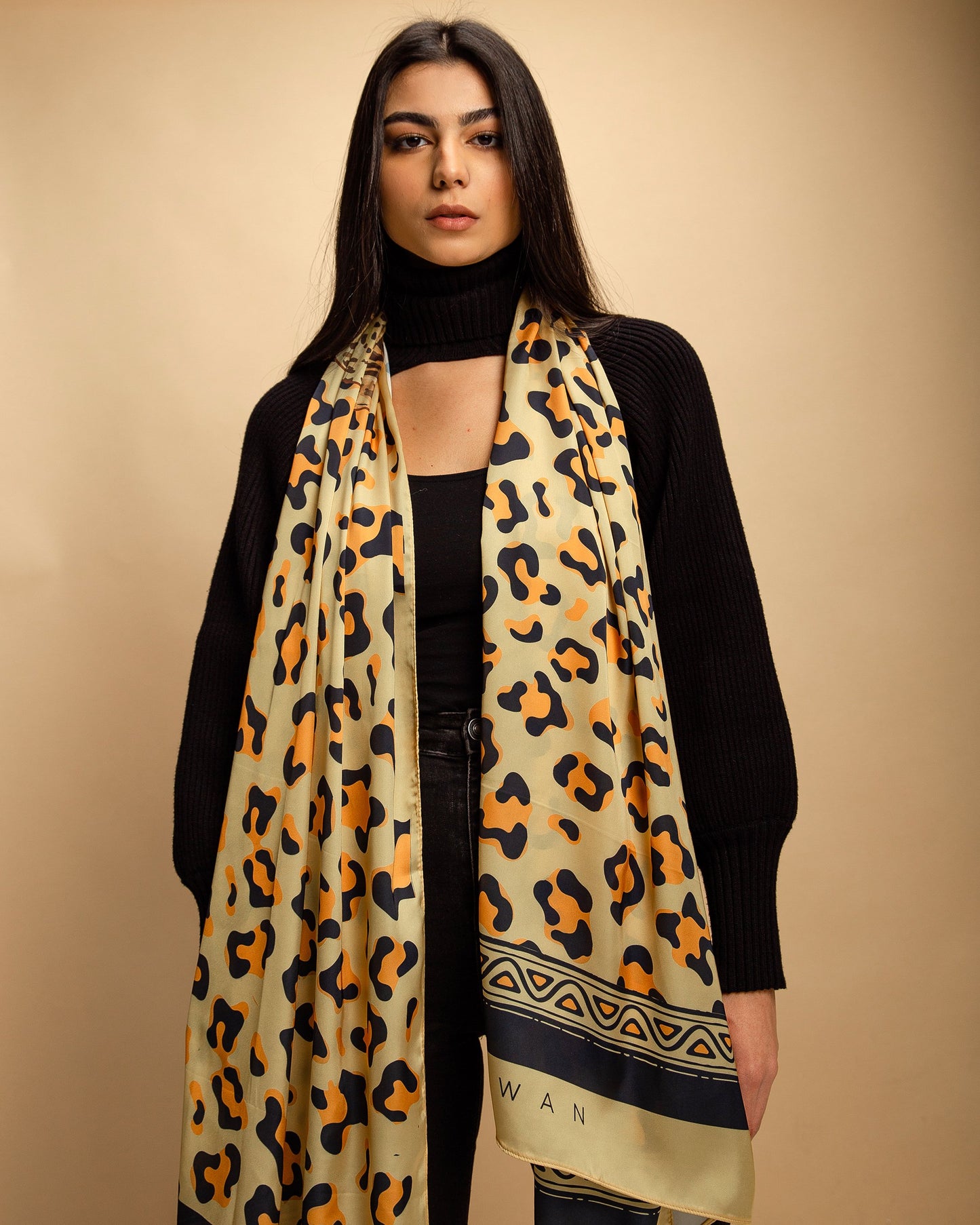 Scarf African Leopard