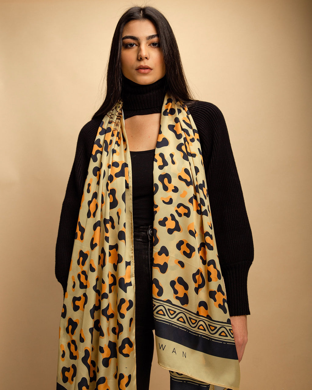 Scarf African Leopard BySwan