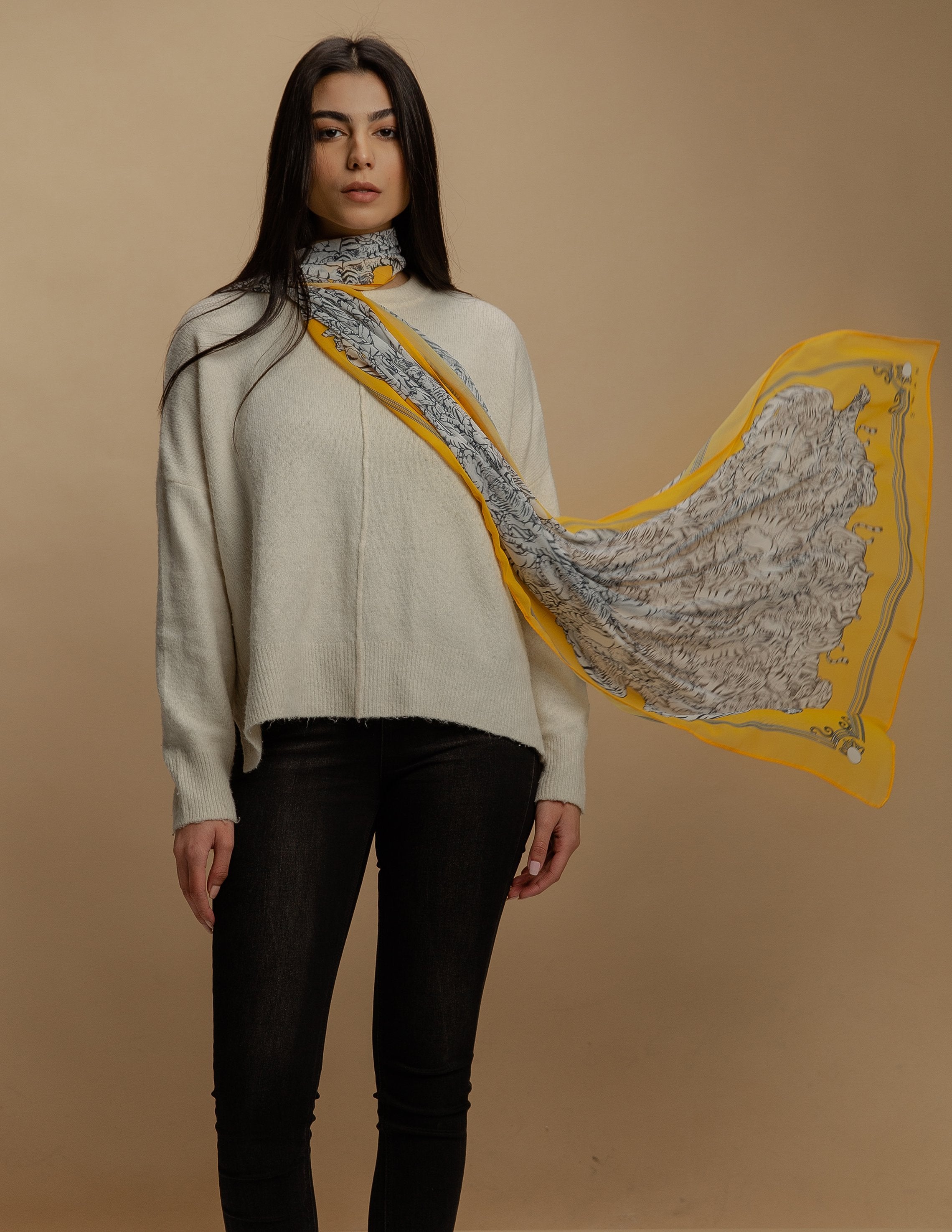 Scarf Persian Tigers BySwan