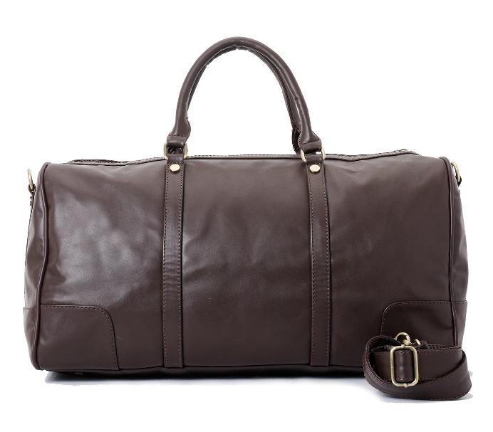 Duffle Bag unisex Dark Brown leather -314