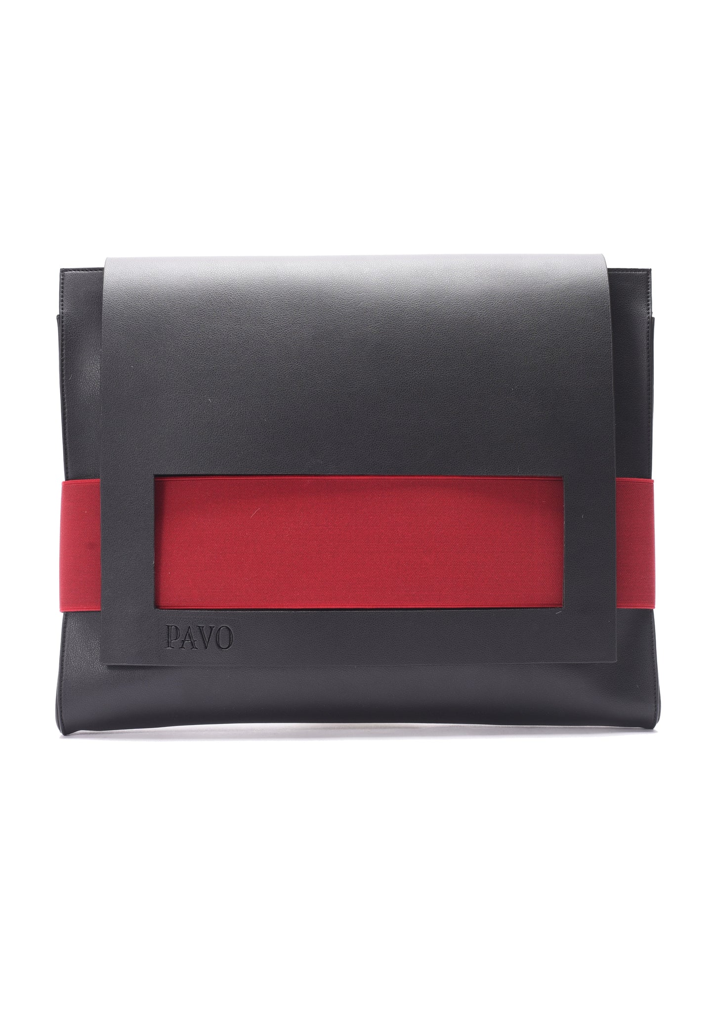 Black laptop sleeve/leather Classeur - Code 601