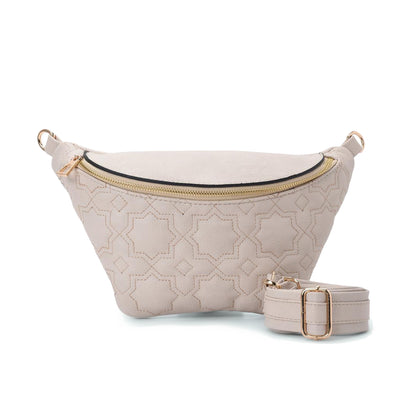 Fanny pack - Cream color with Mamluki Pattern- Code 1003