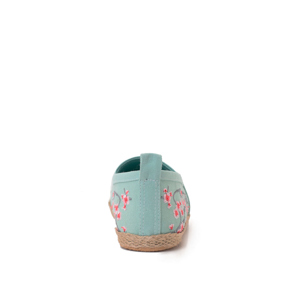 Espadrilles Mint Green Blossom Bypavo